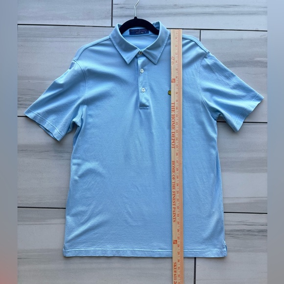 Brand New | Masters Clubhouse Collection Polo Made in Italy Sky Blue Augusta | M - Picture 14 of 16